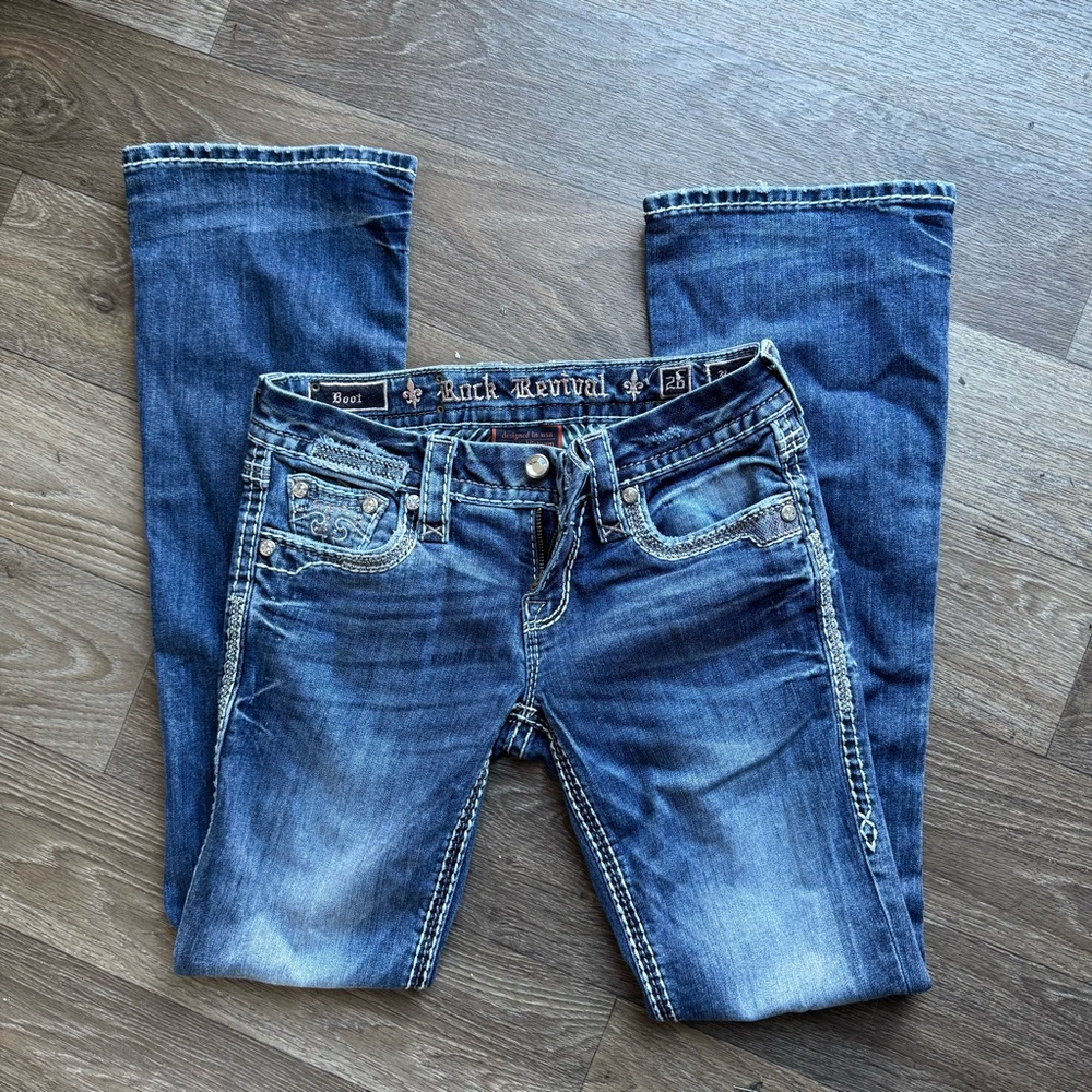 Rock Revival Indigo Boot Cut Jeans